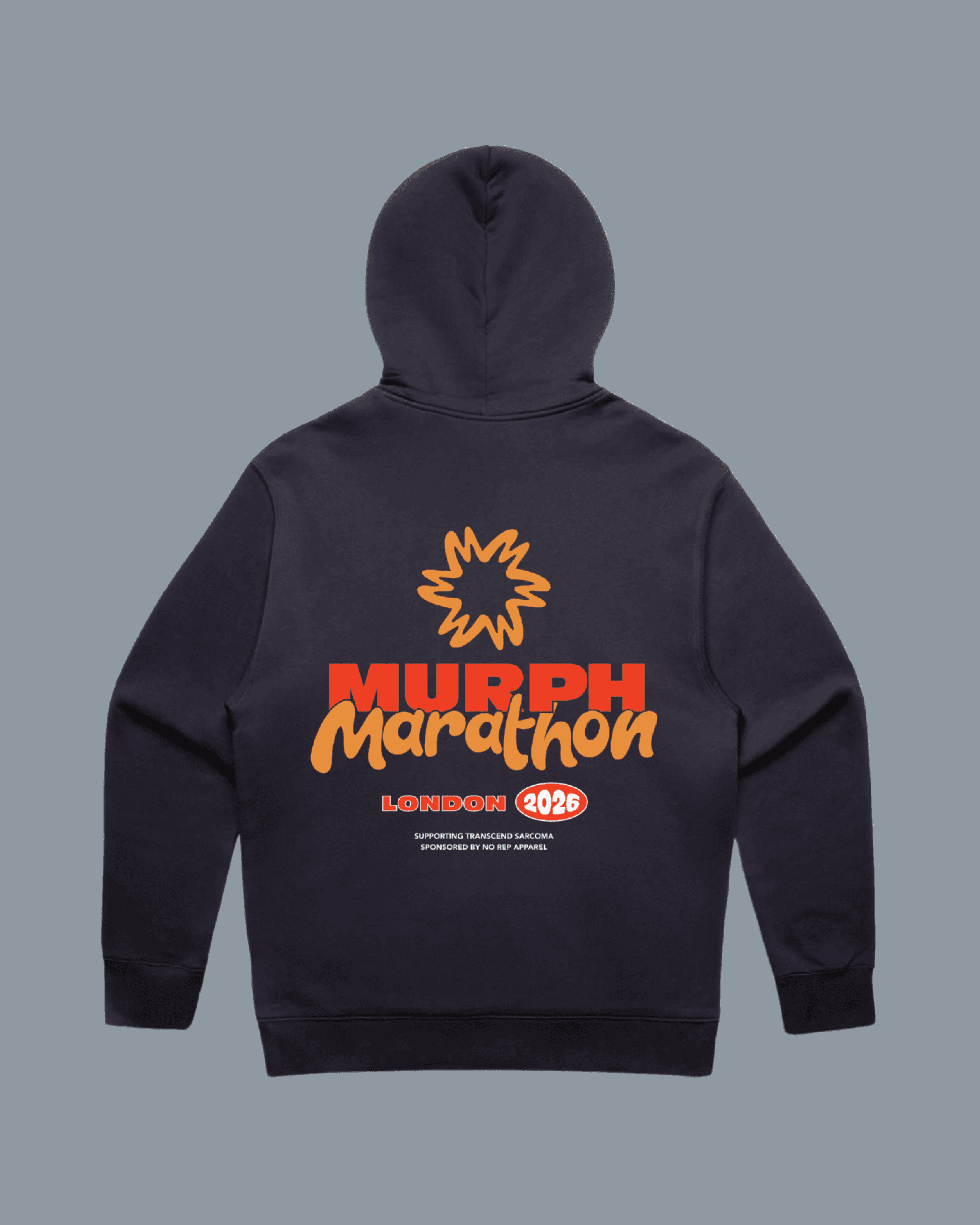Hoodie - Navy back
